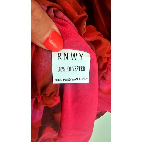Runaway The Label Litsa Dress Pink/Red, Sexy,  NWT, NEW, SZ XS or  SZ 2 - Picture 10 of 10
